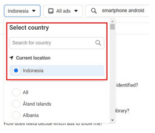 Filter Negara dan Bahasa