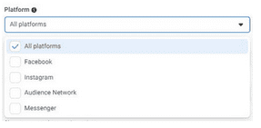 Filter Iklan Berdasarkan Platform