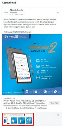 menentukan iklan mana yang lebih disukai audiens