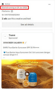 Tanggal Penayangan Iklan