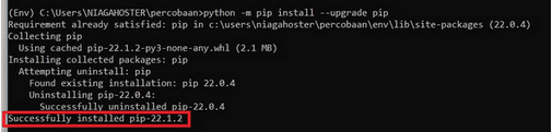 Install PIP dan Django