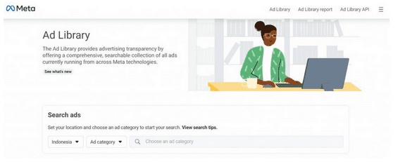 Akses Facebook Ads Library