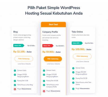 Pilih Layanan Hosting yang Tepat