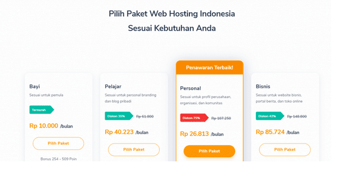 Upgrade Hosting Plan Kapan Saja dengan Mudah