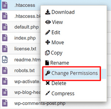 Change Permissions