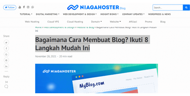 Contohnya: Bagaimana Cara Membuat Blog? Ikuti 8 Langkah Mudah Ini!