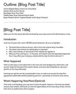 Template Posting Blog Google Documents Gratis
