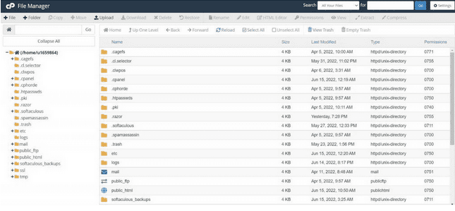 Kelola File Situs Web Anda