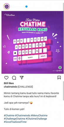 membuat mini games untuk melakukan interaksi dengan followers-nya