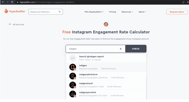 Klik Instagram Engagement Calculator