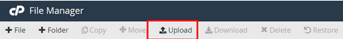 Klik Menu Upload 