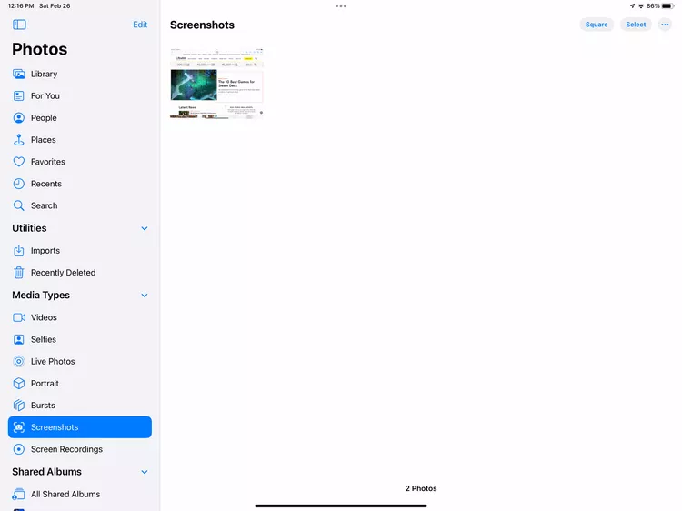 How to Take a Screenshot on iPad