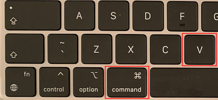 Copy Paste on Mac