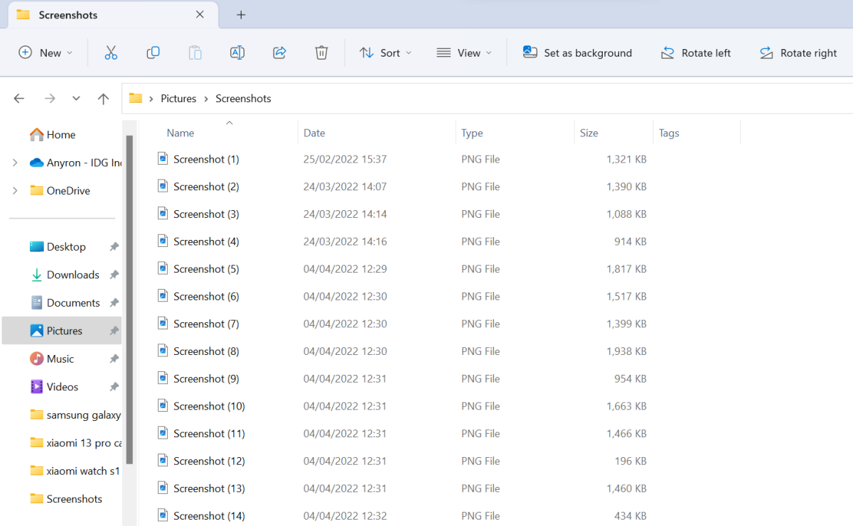 Screenshot Windows
